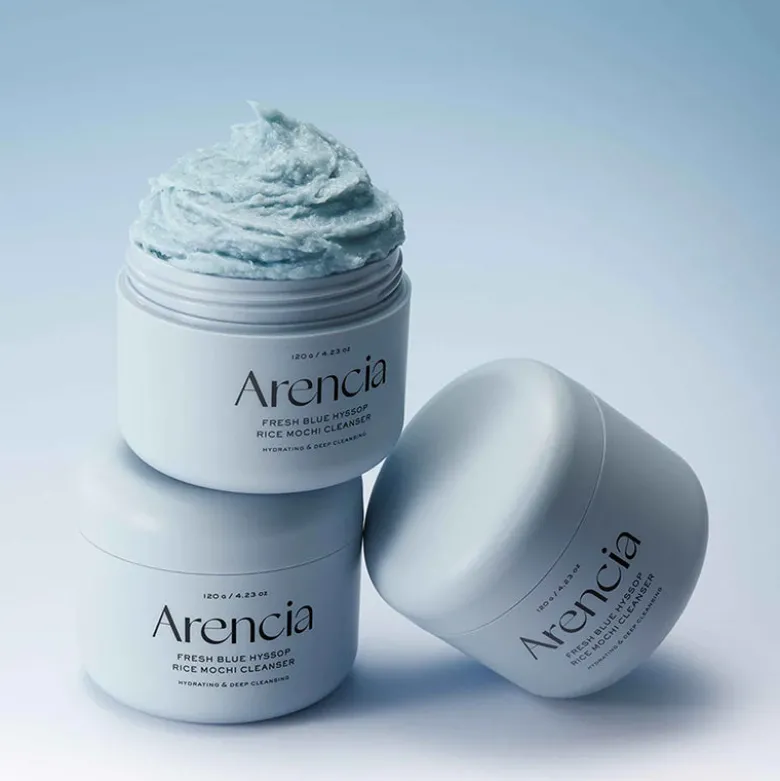 Fresh Blue Hyssop Rice Mochi Cleanser