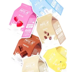Milk One-Pack Facemask #Strawberry Milk