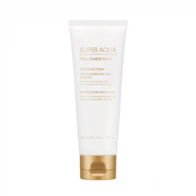 Super Aqua Cell Renew Snail Cleansing Foam